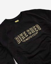 BIKE SHED DECO SWEAT - GOLD / BLACK