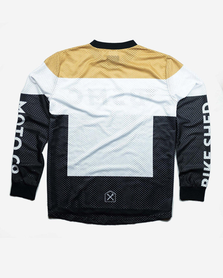 BIKE SHED WING RACE JERSEY GOLD