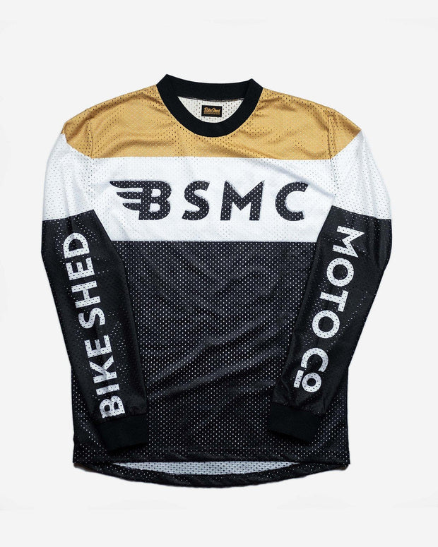 BIKE SHED WING RACE JERSEY GOLD