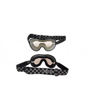 ETHEN CAFE RACER GOGGLE MIRROR BRONZE PHOTOCHROMIC LENS - CHECKER BLACK/GREY