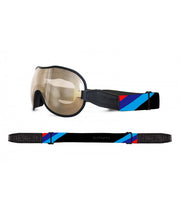 ETHEN CAFE RACER GOGGLE MIRROR BRONZE PHOTOCHROMIC LENS - RED / BLUE / LT BLUE