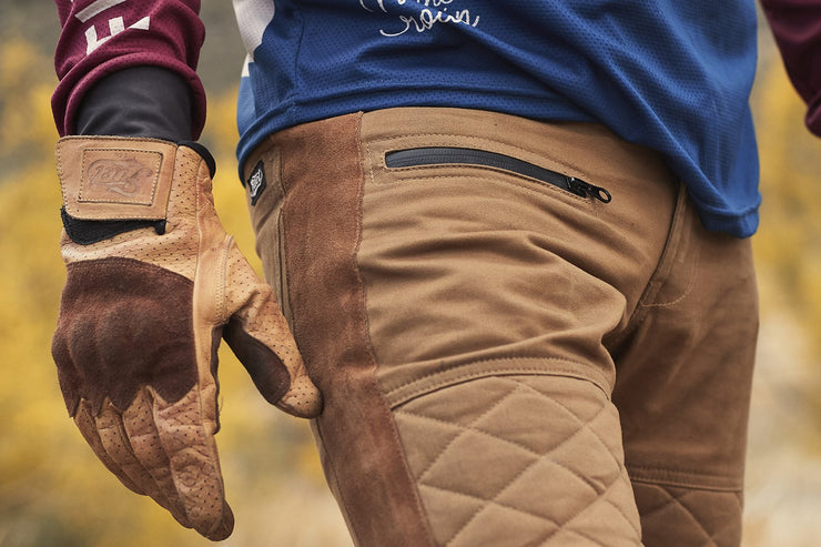 FUEL RODEO GLOVES PERFORATED YELLOW