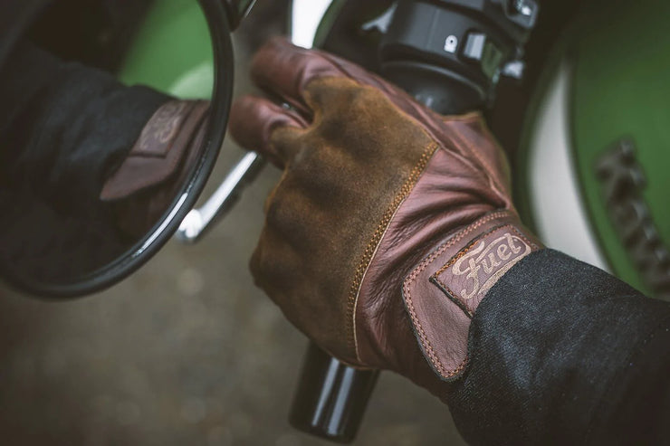 FUEL RODEO GLOVES BROWN – Strath Moto