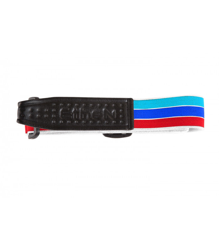 ETHEN SCRAMBLER/CAFE GOGGLE STRAP - AZURE / BLUE / RED