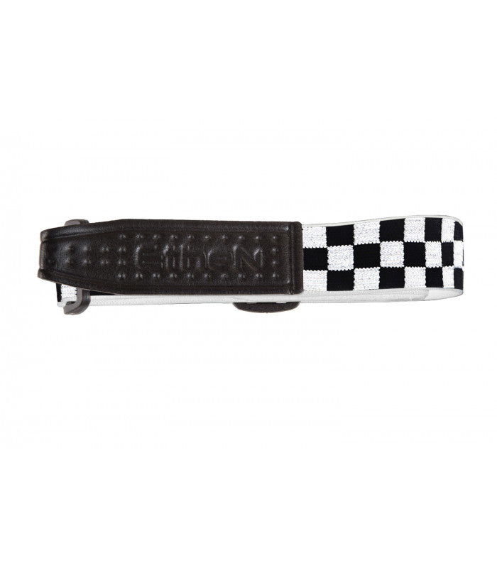 ETHEN SCRAMBLER/CAFE GOGGLE STRAP - CHECKER BLACK/WHITE