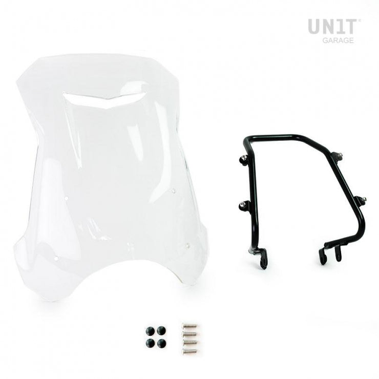 UNIT GARAGE WINDSHIELD WITH GPS SUPPORT FOR TRIUMPH 1200 XC-XE