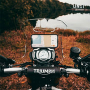 UNIT GARAGE CLEAR WINDSHIELD WITH GPS SUPPORT FOR TRIUMPH 1200 XC-XE