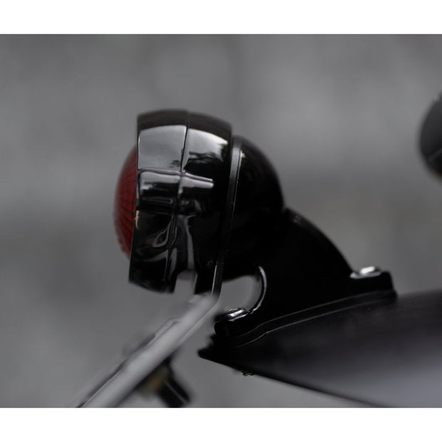 MOTONE HIGH-TAIL CUSTOM MUDGUARD PREDRILLED FOR MOTONE FENDER LIGHT KITS - BLACK ANODISED - LC