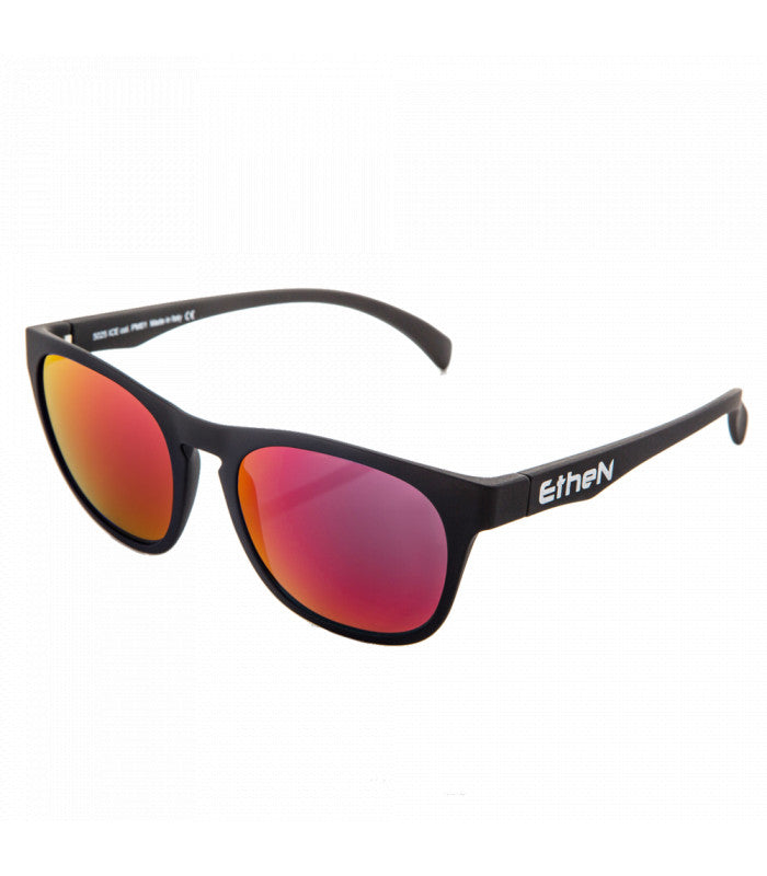 ETHEN LIGHT SUNGLASSES - BLACK MAT/RED LENS