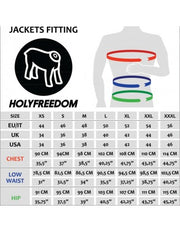 HOLY FREEDOM LUMBERJACK MOTORCYCLE JACKET - RED - SIZE M, L