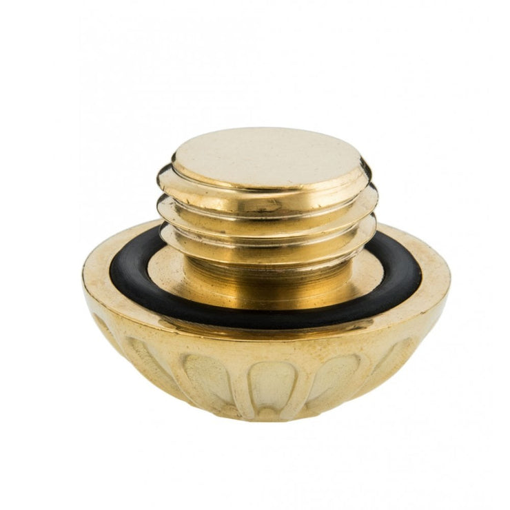 MOTONE ENGINE OIL FILLER CAP - ROSWELL - BRASS