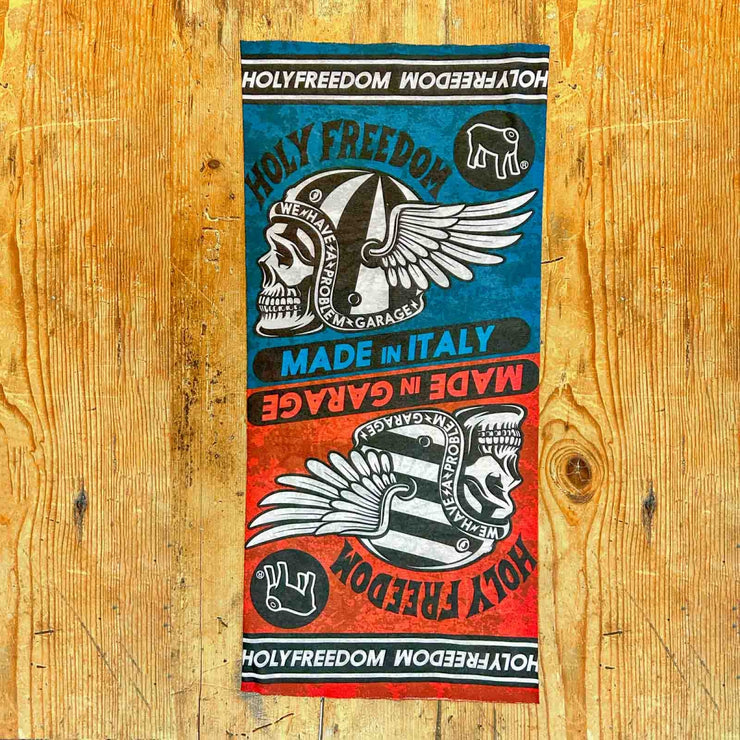 HOLY FREEDOM DRYKEEPER TUBE SCARF - POKER SKULL