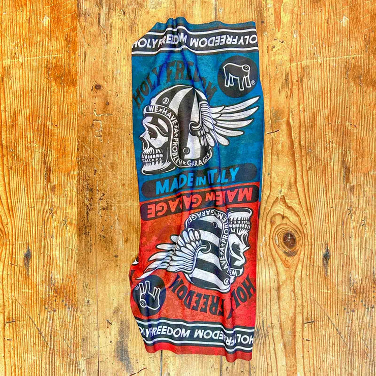 HOLY FREEDOM DRYKEEPER TUBE SCARF - POKER SKULL