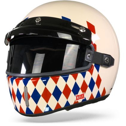 NEXX X.G100 CHECKMATE HELMET - CLASSIC CREAM - SALE!