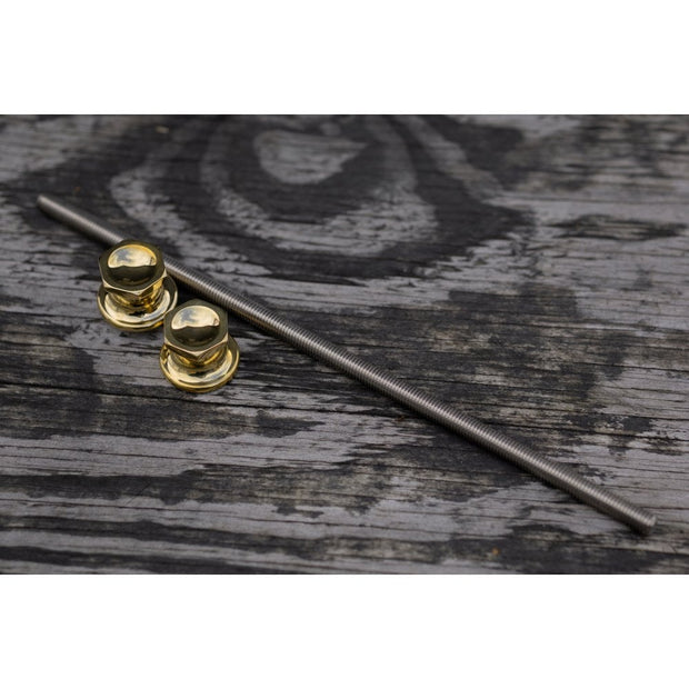 MOTONE PROF. AXELROD - PADDOCK STAND AXLE BOBBIN KIT - BRASS