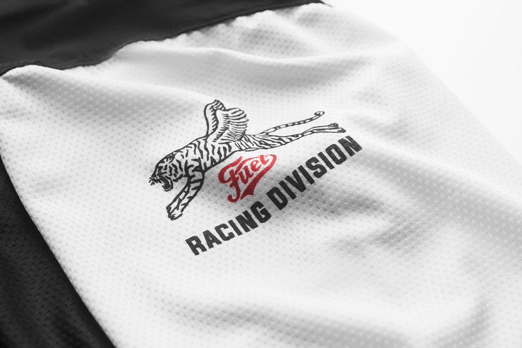FUEL RACING DIVISION JERSEY - WHITE - XL - LAST ONE!