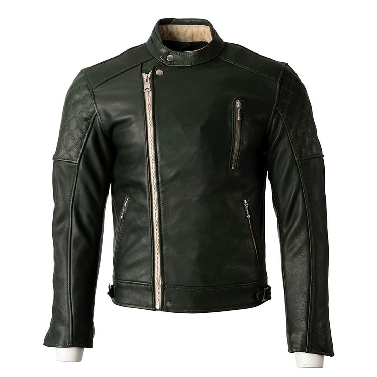 GOLDTOP BOBBER JACKET (CE ARMOURED) - BRITISH RACING GREEN