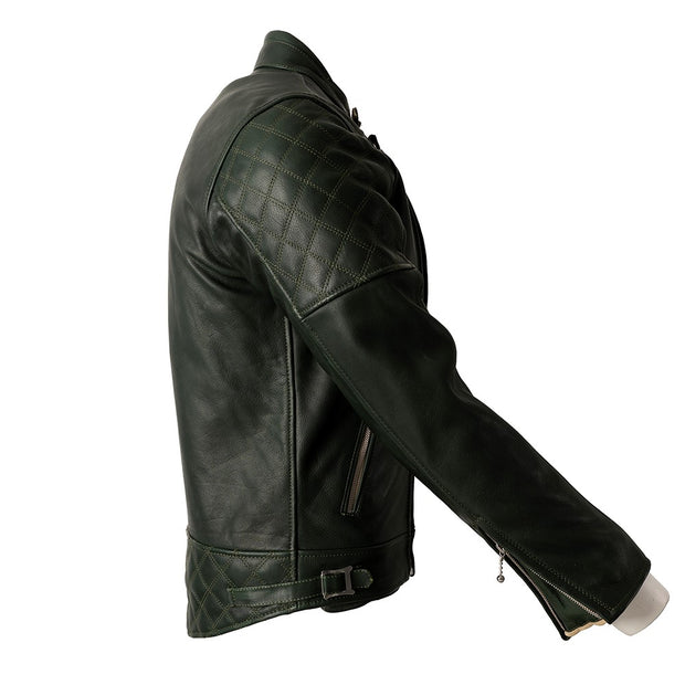 GOLDTOP BOBBER JACKET (CE ARMOURED) - BRITISH RACING GREEN