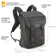 KRIEGA ROAM 34 BACKPACK - BLACK