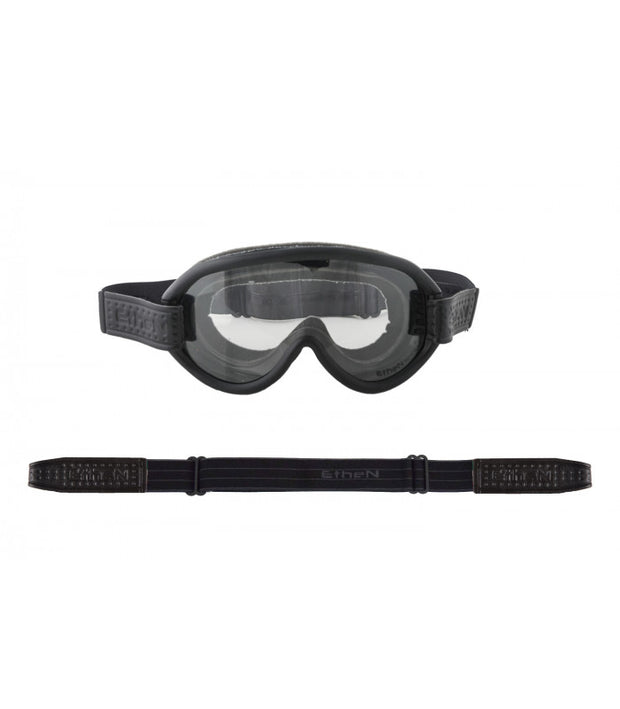 ETHEN SCRAMBLER GOGGLE PHOTOCHROMIC LENS - BLACK W/ GREY PINSTRIPES