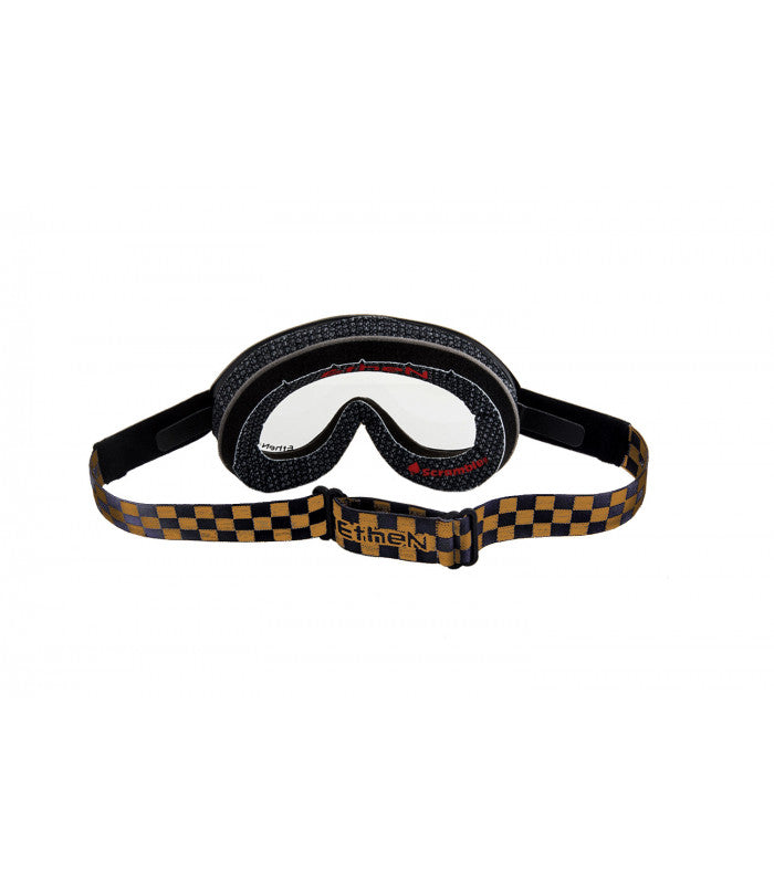 ETHEN SCRAMBLER GOGGLE PHOTOCHROMIC LENS - CHECKER BLACK/GOLD