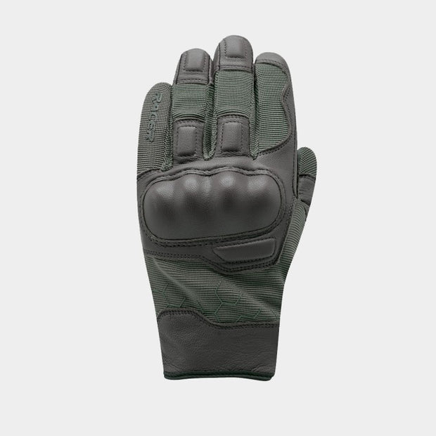 RACER SHOOTER GLOVE - BROWN/KHAKI GREEN