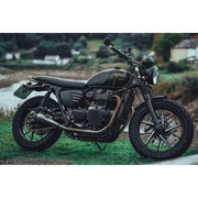 MOTONE SHORTY FRONT MUDGUARD/FENDER - BLACK ANODIZED ALUMINIUM - LC BIKES