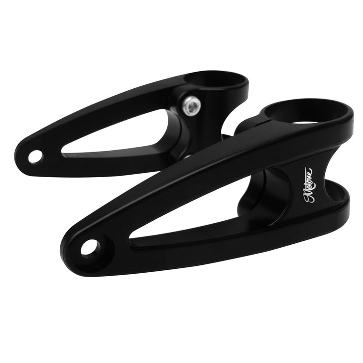 MOTONE SLINGSHOT CUSTOM HEADLIGHT BRACKETS 41MM - BLACK