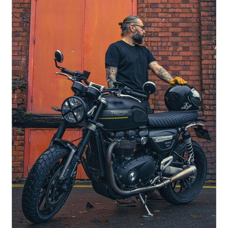 MOTONE SPEED VIPER SEAT FOR TRIUMPH SPEED TWIN 1200 BLACK