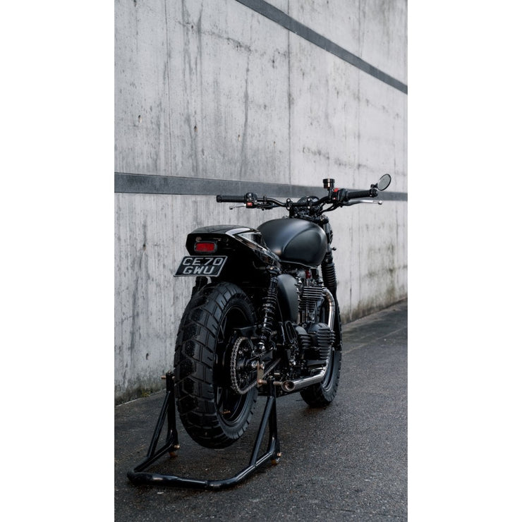 MOTONE TAIL TIDY KIT FOR LC TRIUMPH STREET TWIN/STREET SCRAMBLER/T100/T120 - "GORT" - KRACKLE MATTE BLACK