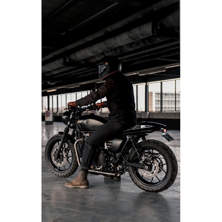 MOTONE TAIL TIDY KIT FOR LC TRIUMPH STREET TWIN/STREET SCRAMBLER/T100/T120 - "GORT" - KRACKLE MATTE BLACK